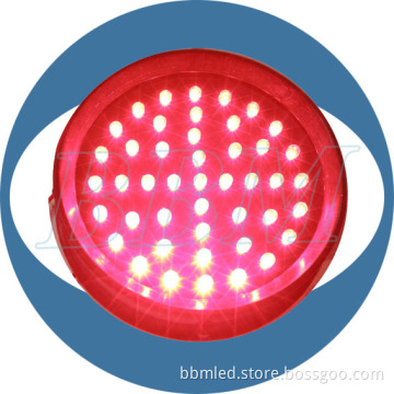 100mm Red Ball with Clear Lens LED Traffic Light Module